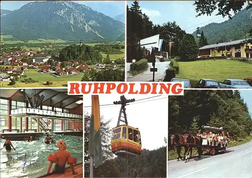 Seilbahn Ruhpolding Pferdewagen  / Bahnen /