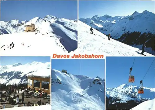 Skifahren Seilbahn Davos Jakobshorn Kat. Sport