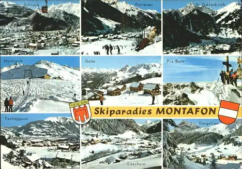 Seilbahn Montafon Partenen Piz Buin Gargellen / Bahnen /