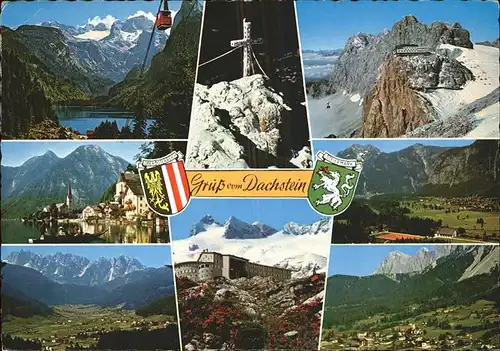 Seilbahn Dachstein Gipfelkreuz Hallstatt Gosautal / Bahnen /