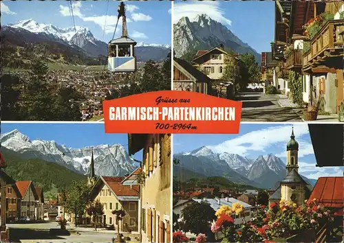 Seilbahn Garmisch-Partenkirchen Fruehlingstrasse / Bahnen /