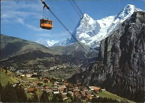 Seilbahn Muerren Schilthornbahn Eiger Moench / Bahnen /