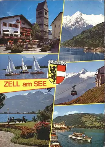 Segelboote Seilbahn Boot Zell am See Grand Hotel Kat. Schiffe