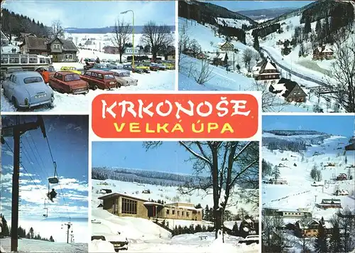 Sessellift Krkonose Velka Upa Tschechischen Republik Kat. Bahnen