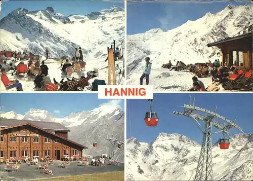 Seilbahn Hannig Saas-Fee  / Bahnen /