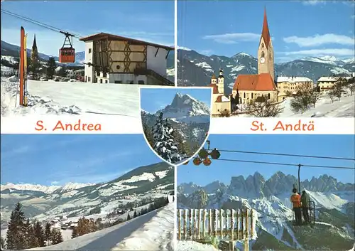 Seilbahn Sessellift S. Andrea in Monte Bressanone / Bahnen /