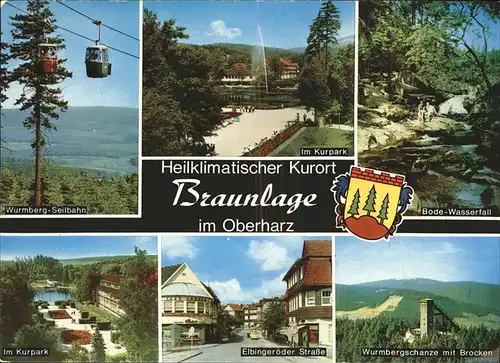 Seilbahn Wurmberg Braunlage Elbingeroeder Strasse Schanze / Bahnen /