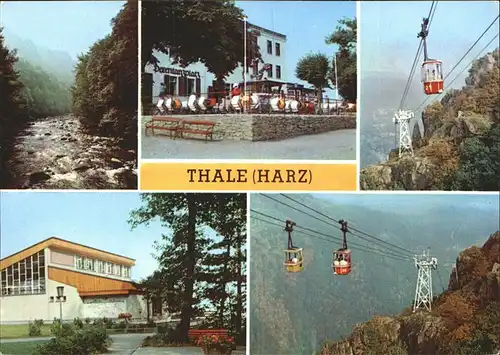 Seilbahn Thale-Harz Hexentanzplatz Bodetal / Bahnen /
