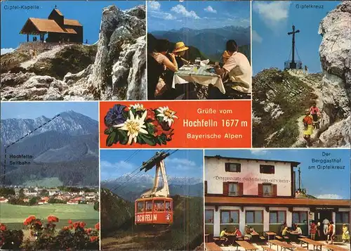 Seilbahn Hochfelln Gipfelkreuz Kapelle / Bahnen /