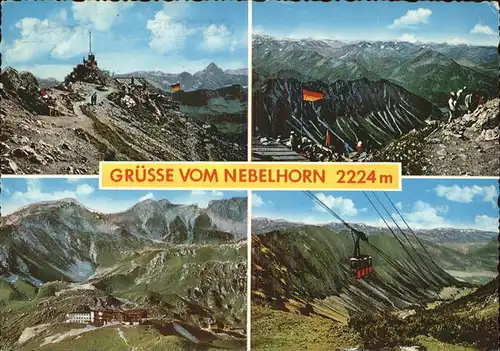 Seilbahn Nebelhorn Oberstdorf  / Bahnen /