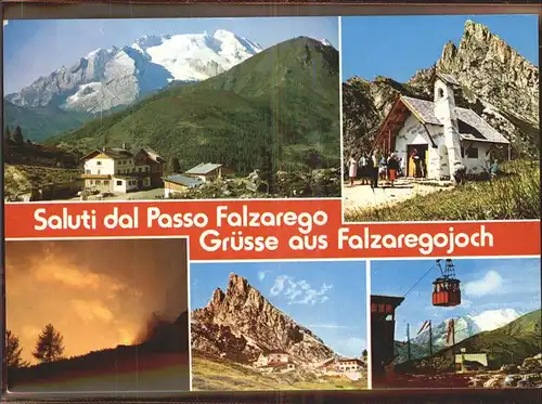 Seilbahn Falzaregojoch Passo Falzarego / Bahnen /