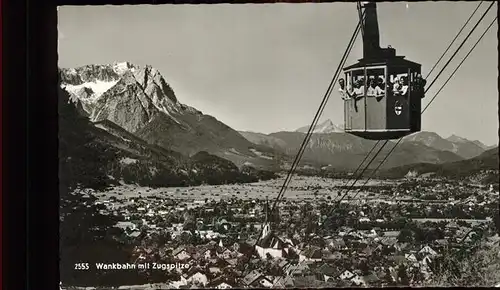 Seilbahn Wankbahn Zugspitze / Bahnen /