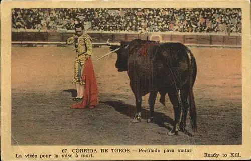 Stierkampf Corrida de toros  Kat. Sport