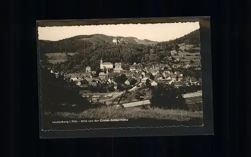 Leutenberg Thueringen Panorama Kat. Leutenberg