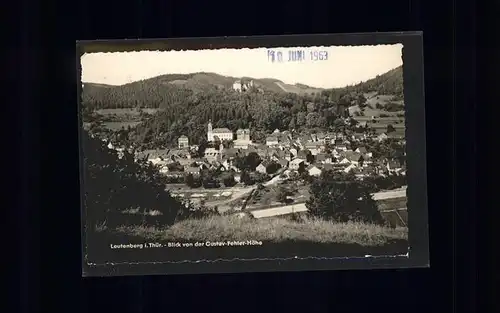 Leutenberg Thueringen Panorama Kat. Leutenberg