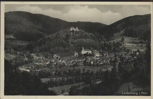 Leutenberg Thueringen Totalansicht Kat. Leutenberg