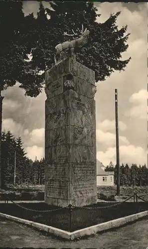 Frauenwald Thueringen Monument Kat. Frauenwald