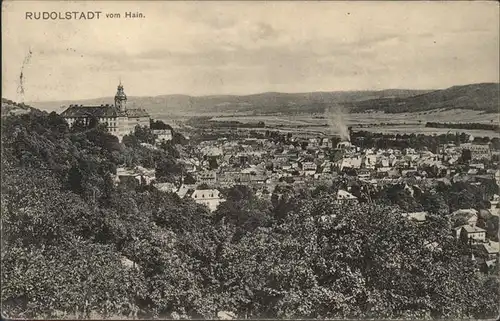 Rudolstadt vom Hain Kat. Rudolstadt