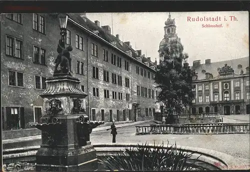 Rudolstadt Schlosshof Kat. Rudolstadt