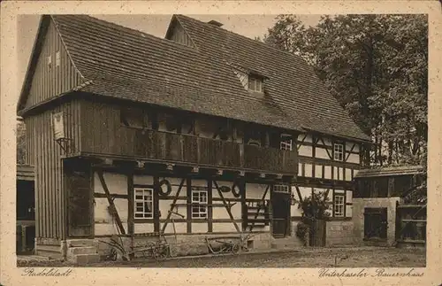 Rudolstadt Unterhaseler Bauernhaus Kat. Rudolstadt