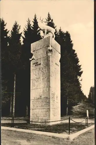 Frauenwald Thueringen Monument Kat. Frauenwald