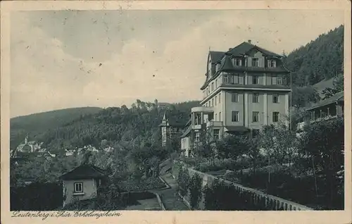 Leutenberg Thueringen Erholungsheim Kat. Leutenberg