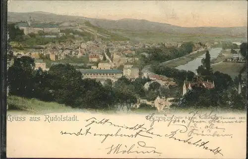 Rudolstadt Gesamtansicht Kat. Rudolstadt