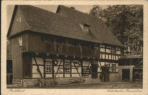 Rudolstadt Unterhaseler Bauernhaus Kat. Rudolstadt