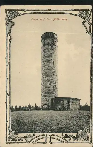 Suhl Thueringer Wald Turm auf dem Adlersberg Kat. Suhl