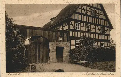 Rudolstadt Unterhaseler Bauernhaus Kat. Rudolstadt