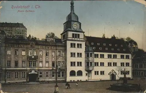 Rudolstadt Neues Rathaus Kat. Rudolstadt