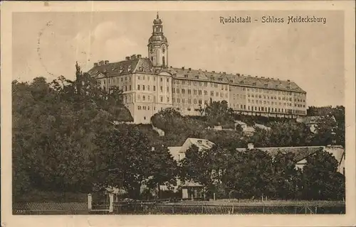 Rudolstadt Schloss Heidecksburg Feldpost Kat. Rudolstadt