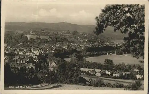 Rudolstadt Panorama Kat. Rudolstadt