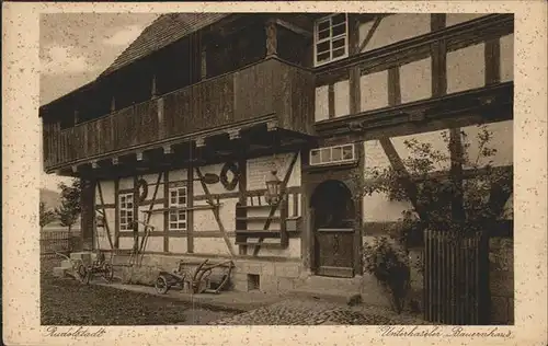 Rudolstadt Unterhaseler Bauernhaus Kat. Rudolstadt