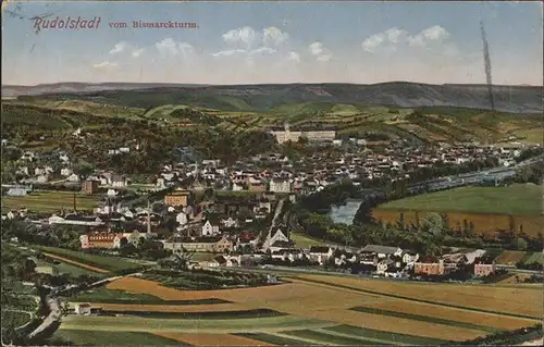 Rudolstadt vom Bismarckturm Feldpost Kat. Rudolstadt