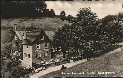 Frauenwald Thueringen Fraubachmuehle Kat. Frauenwald