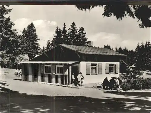 Frauenwald Thueringen Waldgaststaette Dreiherrnstein Kat. Frauenwald