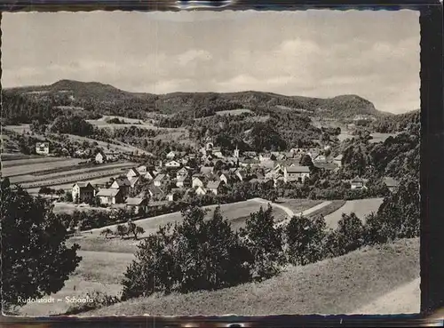 Rudolstadt OT Schaala Panorama Kat. Rudolstadt