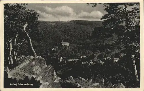 Schwarzburg Thueringer Wald Schloss Kat. Schwarzburg