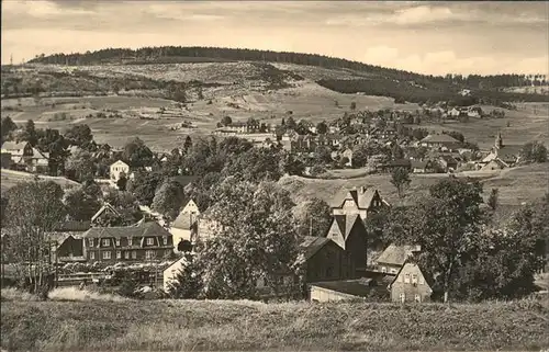 Schmiedefeld Rennsteig Panorama Kat. Schmiedefeld Rennsteig