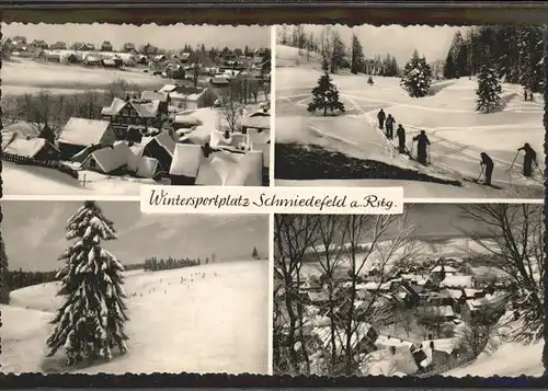 Schmiedefeld Rennsteig Wintersportplatz Kat. Schmiedefeld Rennsteig