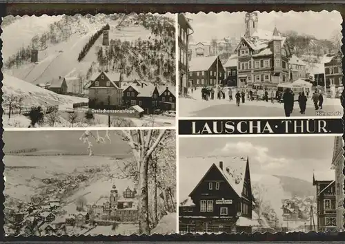 Lauscha Dreischanzenanlage Huettenplatz Bahnhof Kat. Lauscha