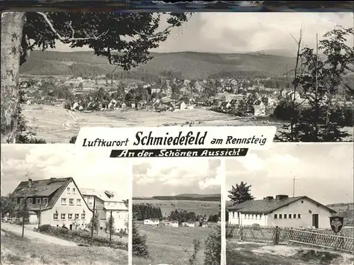 Schmiedefeld Rennsteig An der schoenen Aussicht Kat. Schmiedefeld Rennsteig