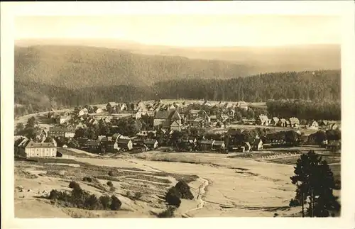 Schmiedefeld Rennsteig Gesamtansicht Kat. Schmiedefeld Rennsteig