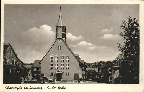 Schmiedefeld Rennsteig Kirche Kat. Schmiedefeld Rennsteig