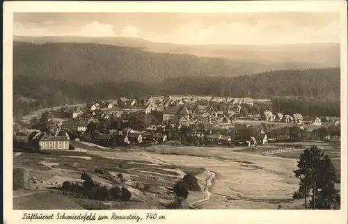 Schmiedefeld Rennsteig Gesamtansicht Kat. Schmiedefeld Rennsteig