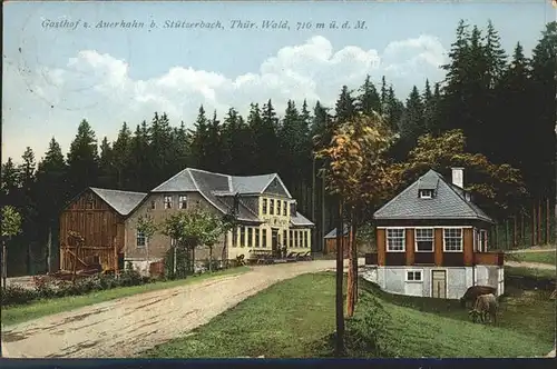 Stuetzerbach Gasthof z. Auerhahn Kat. Stuetzerbach