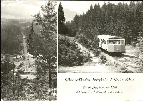 Oberweissbach Bergbahn Kat. Oberweissbach