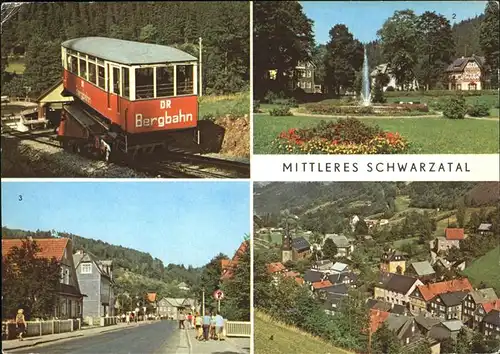 Obstfelderschmiede Bergbahn Meuselbach Schwarzmuehle Sitzendorf Kat. Mellenbach Glasbach