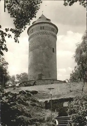 Gera Turm der Schlossruine Osterstein Kat. Gera